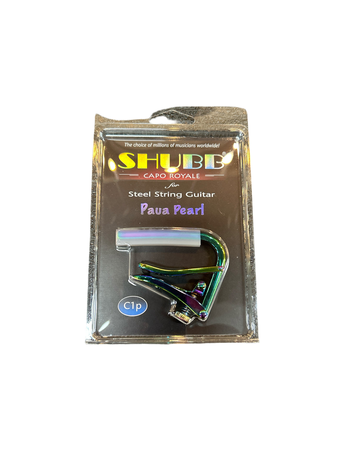 Shubb Capo Paua Pearl Steel String Guitar