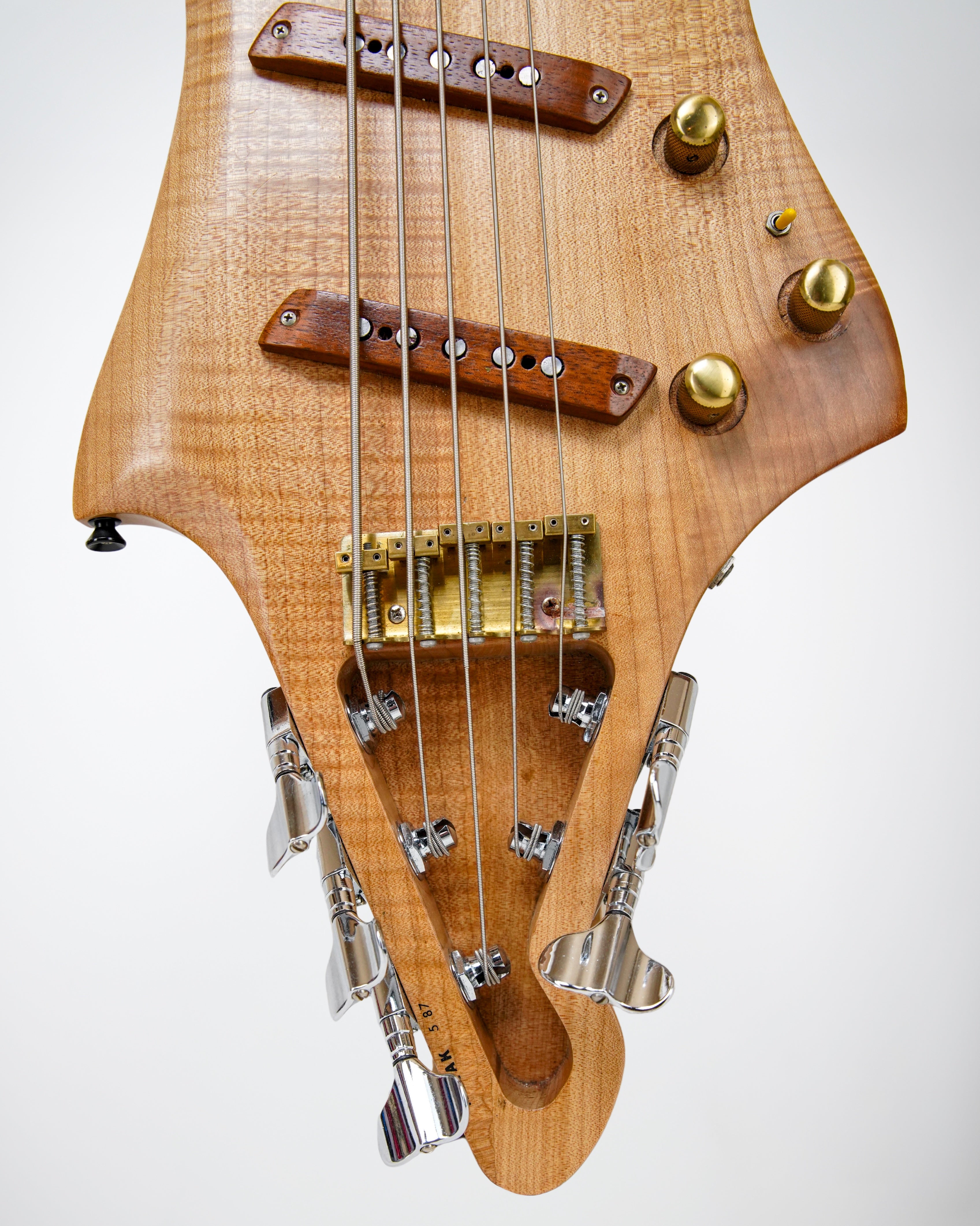 1987 Novak 5 String Headless Bass (Pre-Fan Fret)