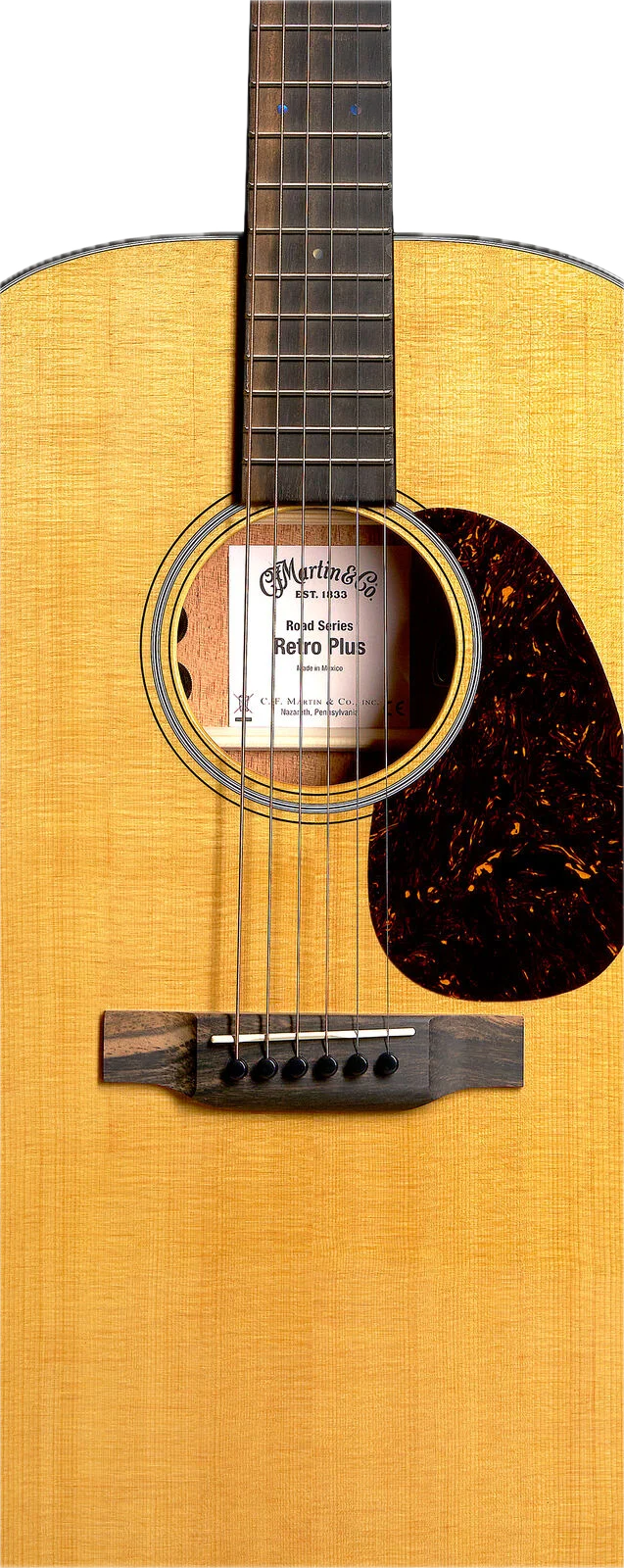 Martin DE Retro Plus Mahogany Acoustic Electric Dreadnought