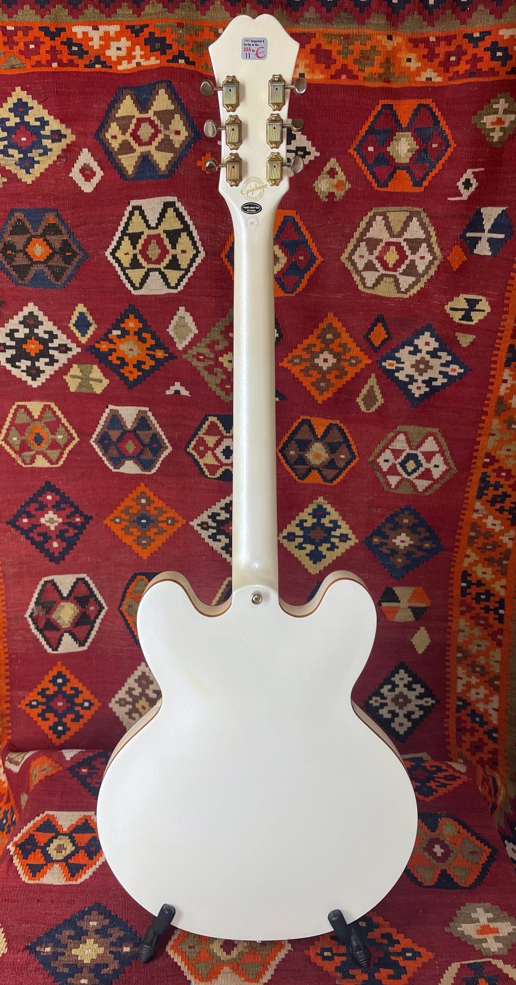 Epiphone Riviera Custom P93 - Pearl White