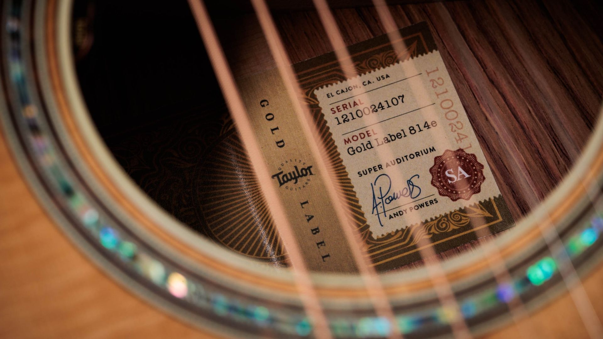 Taylor Gold Label 814e