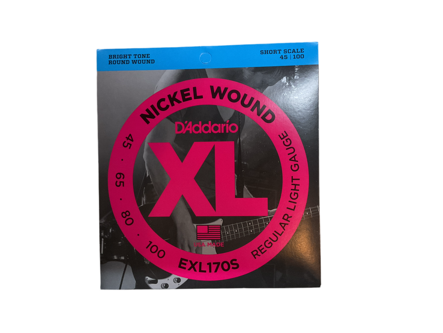 45-100 D’Addario Nickel Bass Short Scale EXL170S