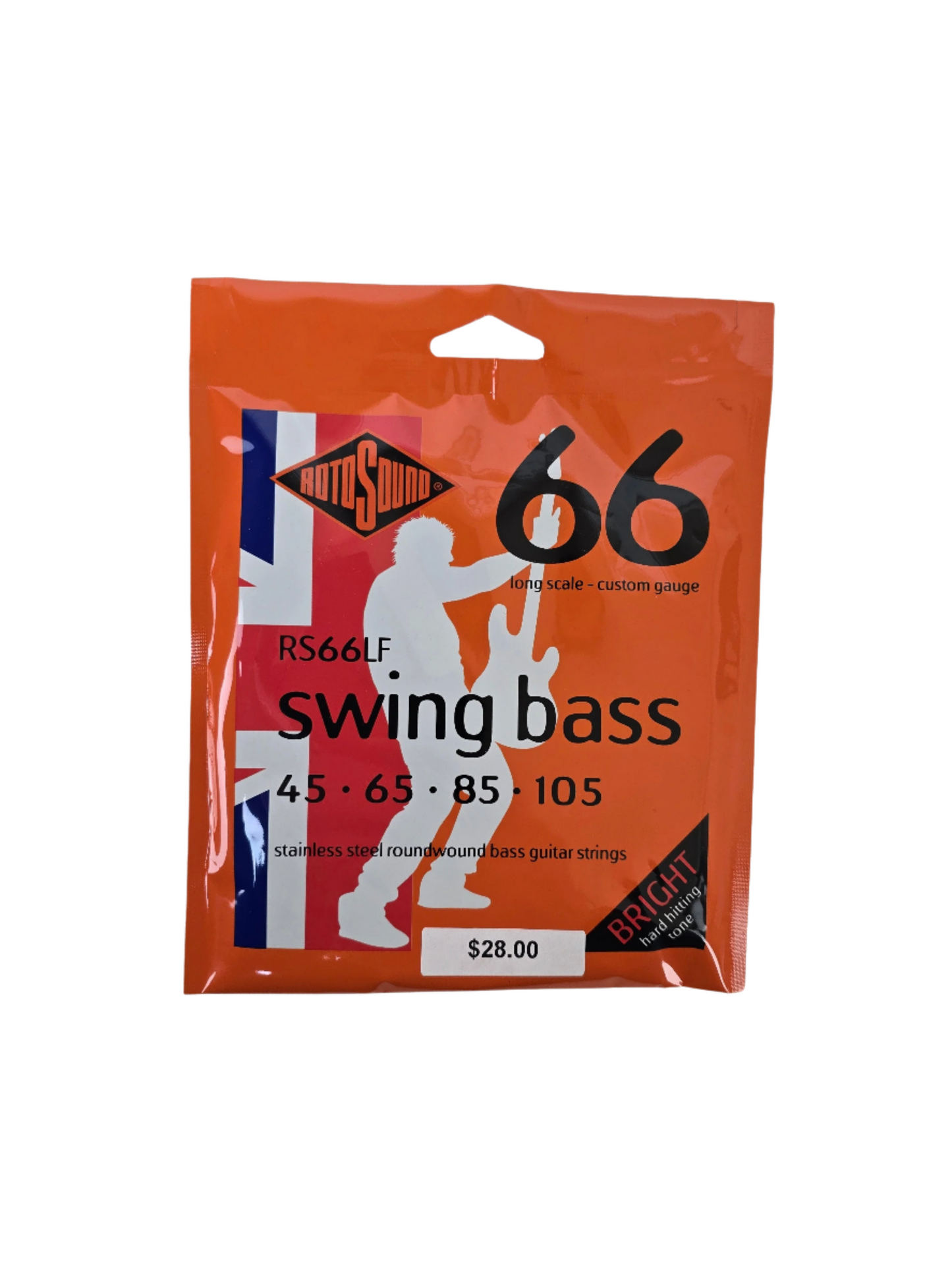 45-105 Rotosound Swing Bass SS RoundWound Long Scale RS66LF