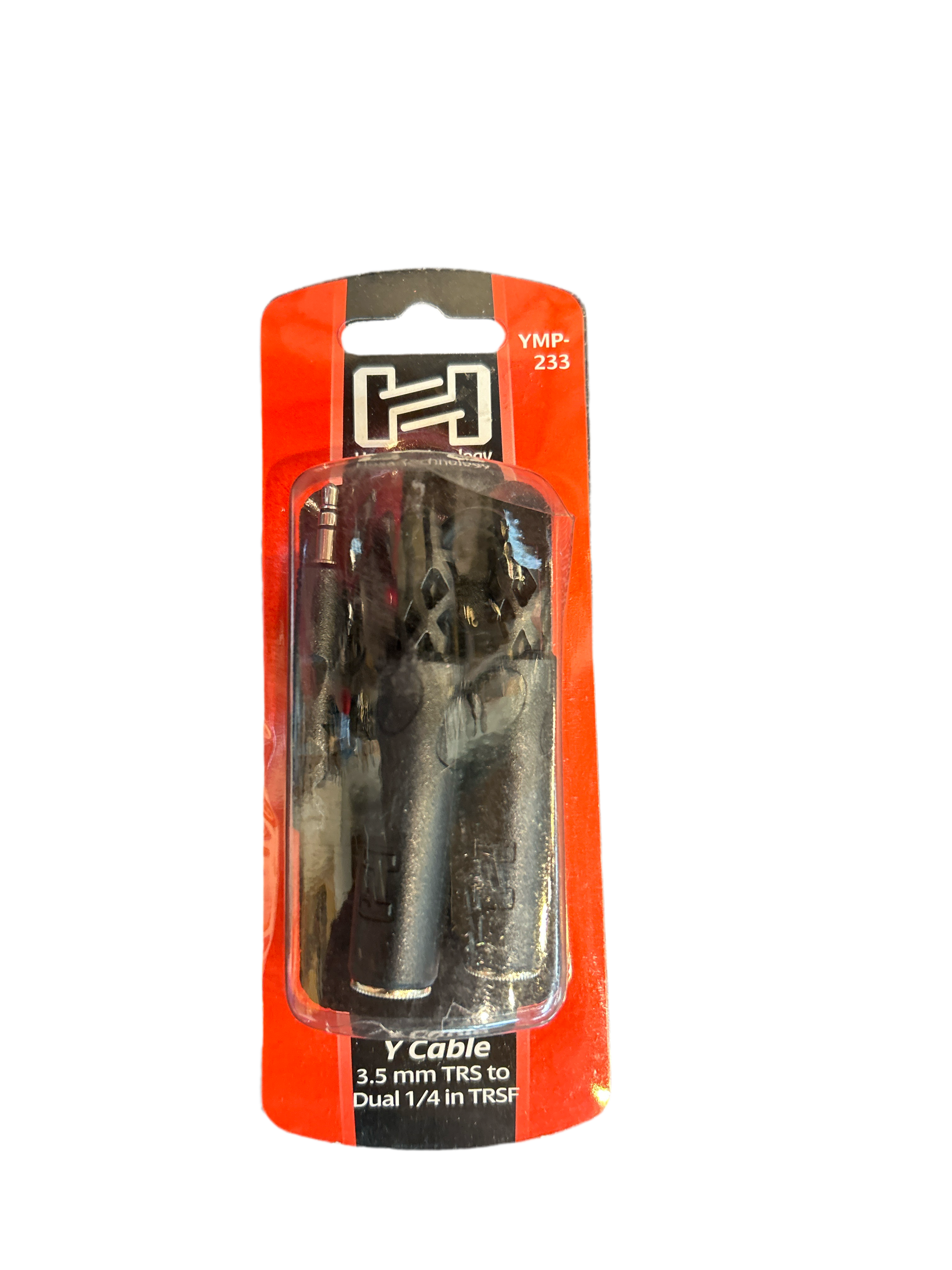 Hosa Y Cable 3.5 mm TRS to Dual 1/4 in TRSF