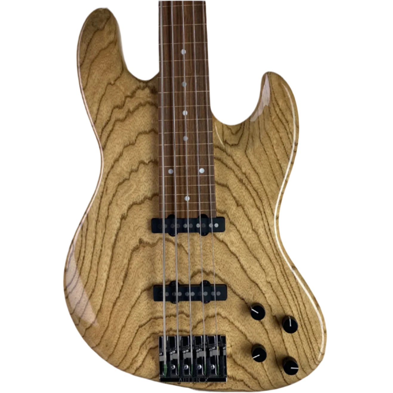 Atelier 5 String Fretless Z Bass - Natural Swamp Ash