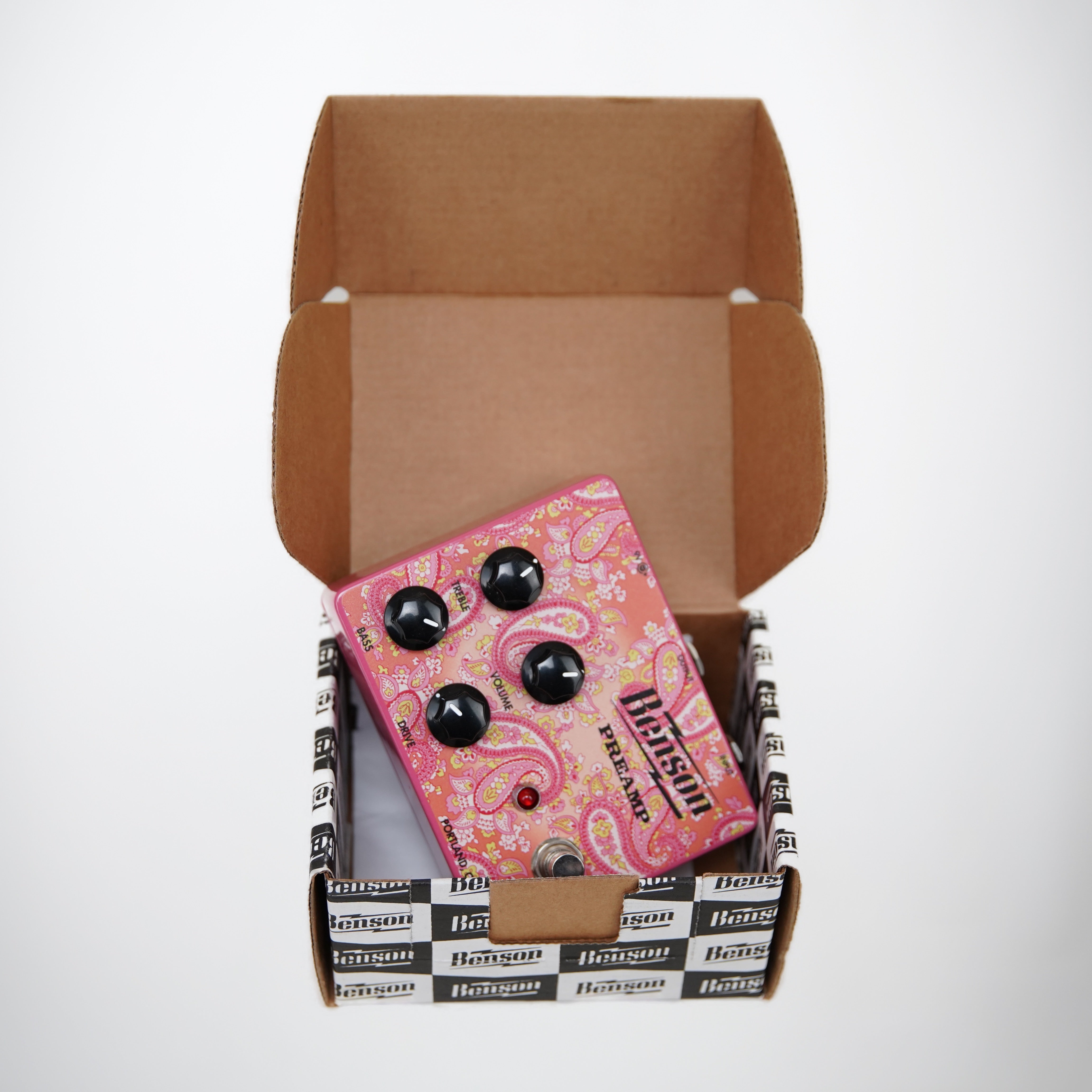 Benson Pink Paisley Preamp Pedal
