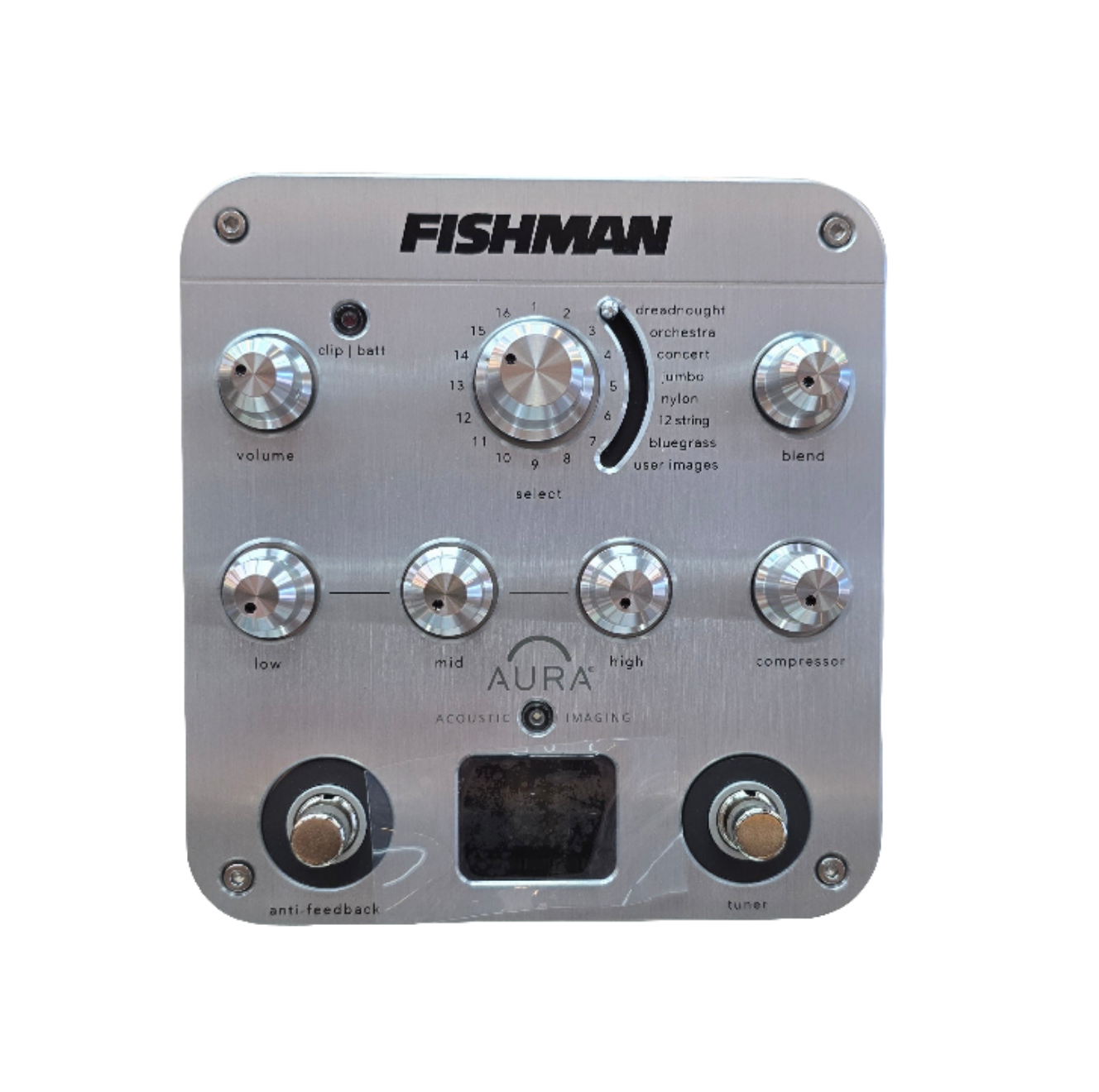 Fishman Aura Acoustic Imaging EQ and Di pedal