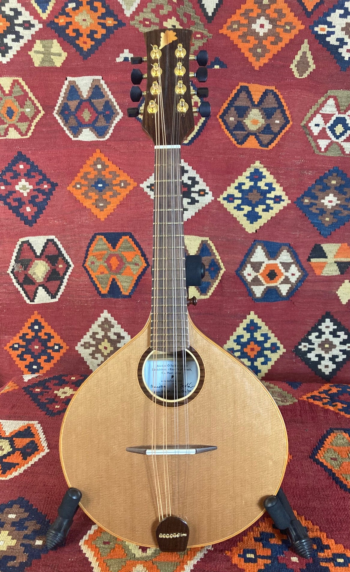 Macdara Ó Faoláin Luthier Cedar Rosewood Mandolin