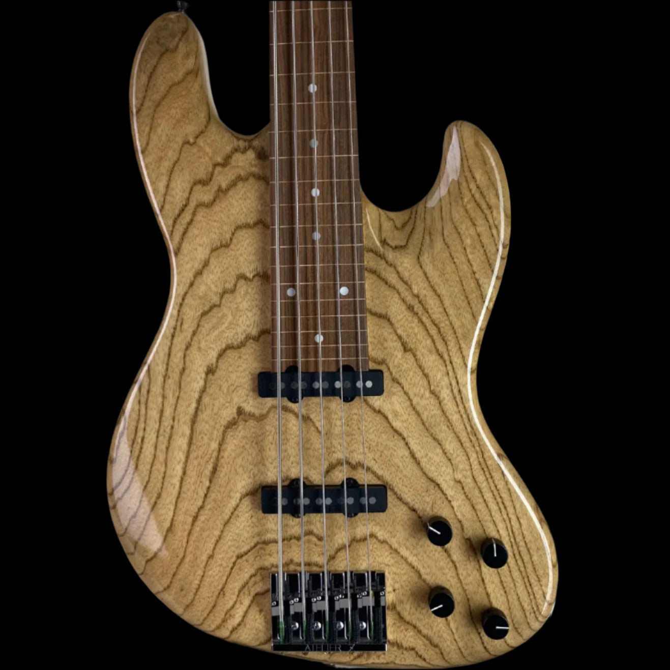 Atelier 5 String Fretless Z Bass - Natural Swamp Ash