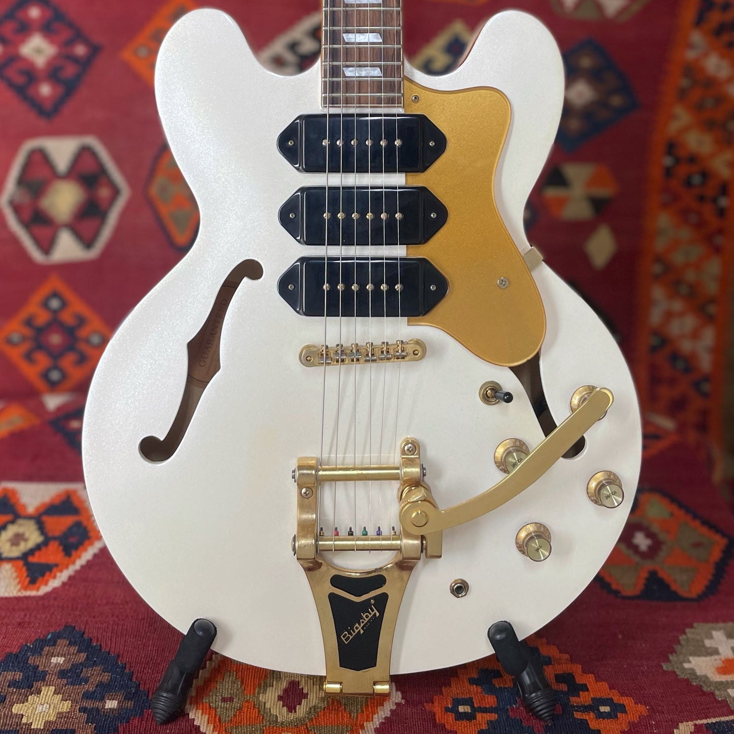 Epiphone Riviera Custom P93 - Pearl White