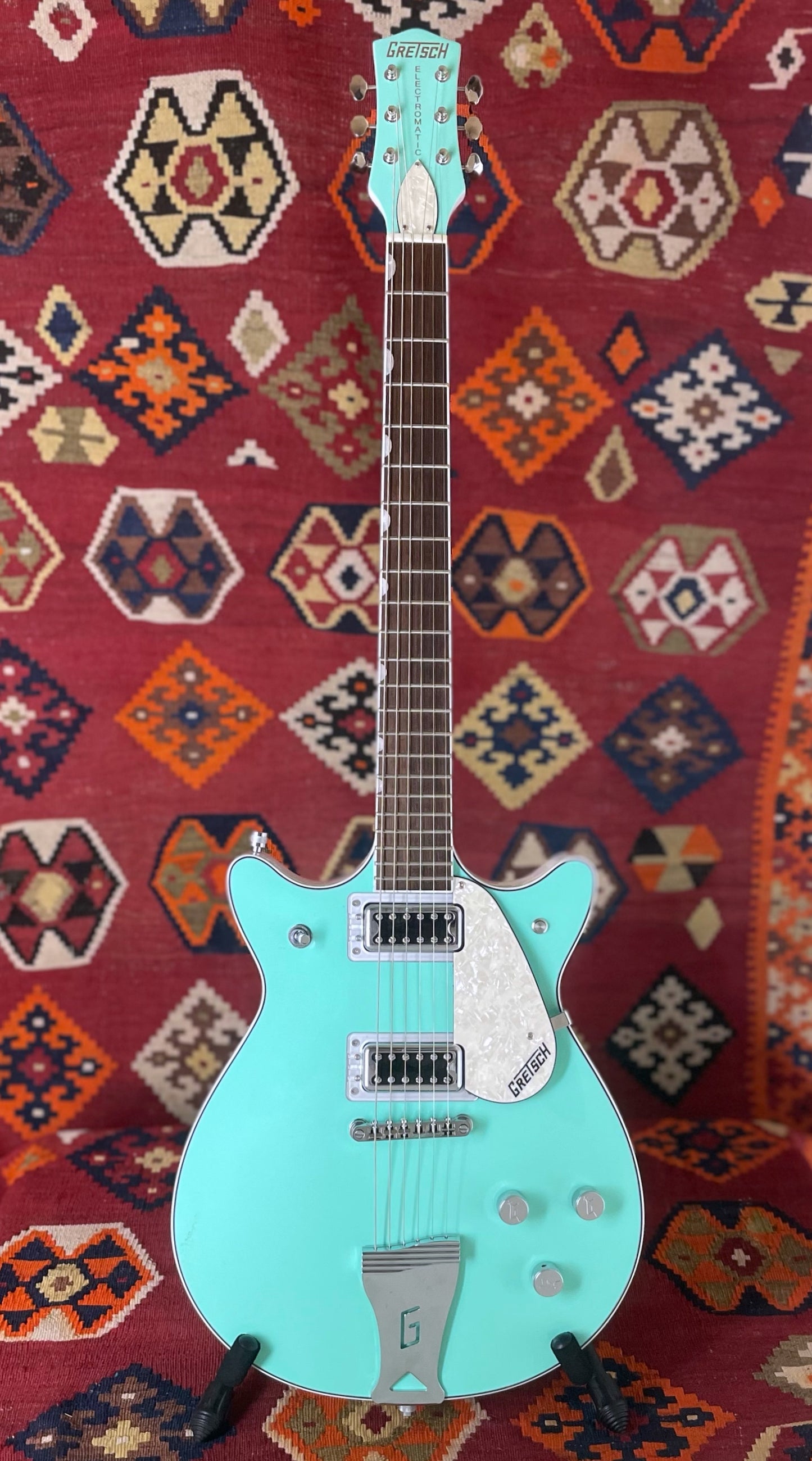 Gretsch G5237 Electromatic Double Jet FT - Surf Green / White