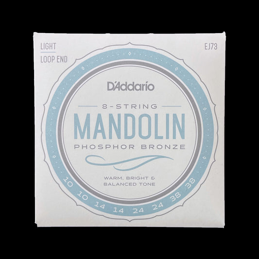 10-38 D'Addario EJ73 Light Mandolin Strings