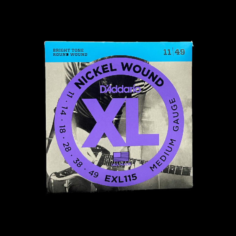 11-49 Medium Electric Guitar Strings EXL115