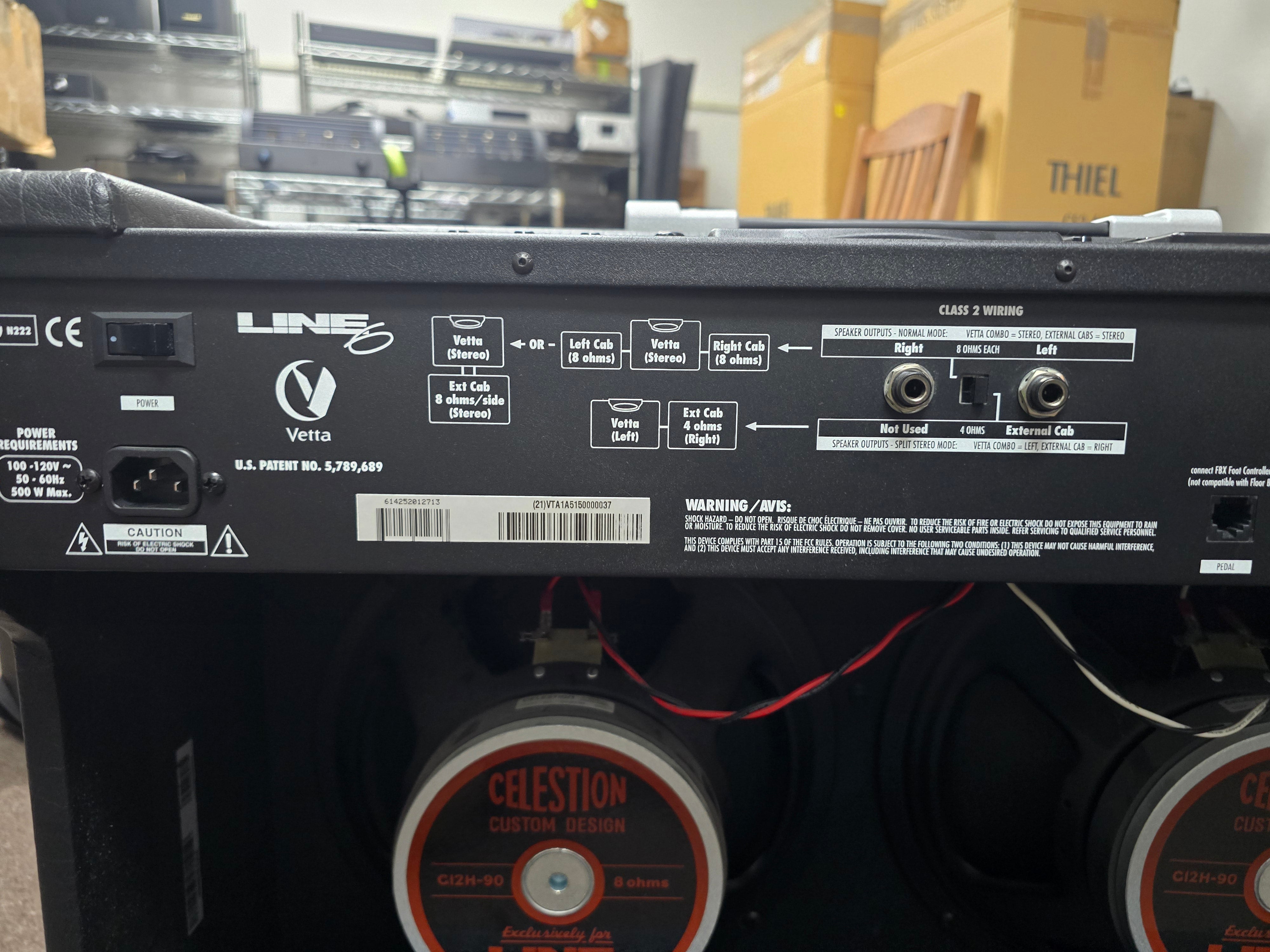 Line 6 Vetta Amp w/ FBX Foot Controller (#VTA1A5150000037)
