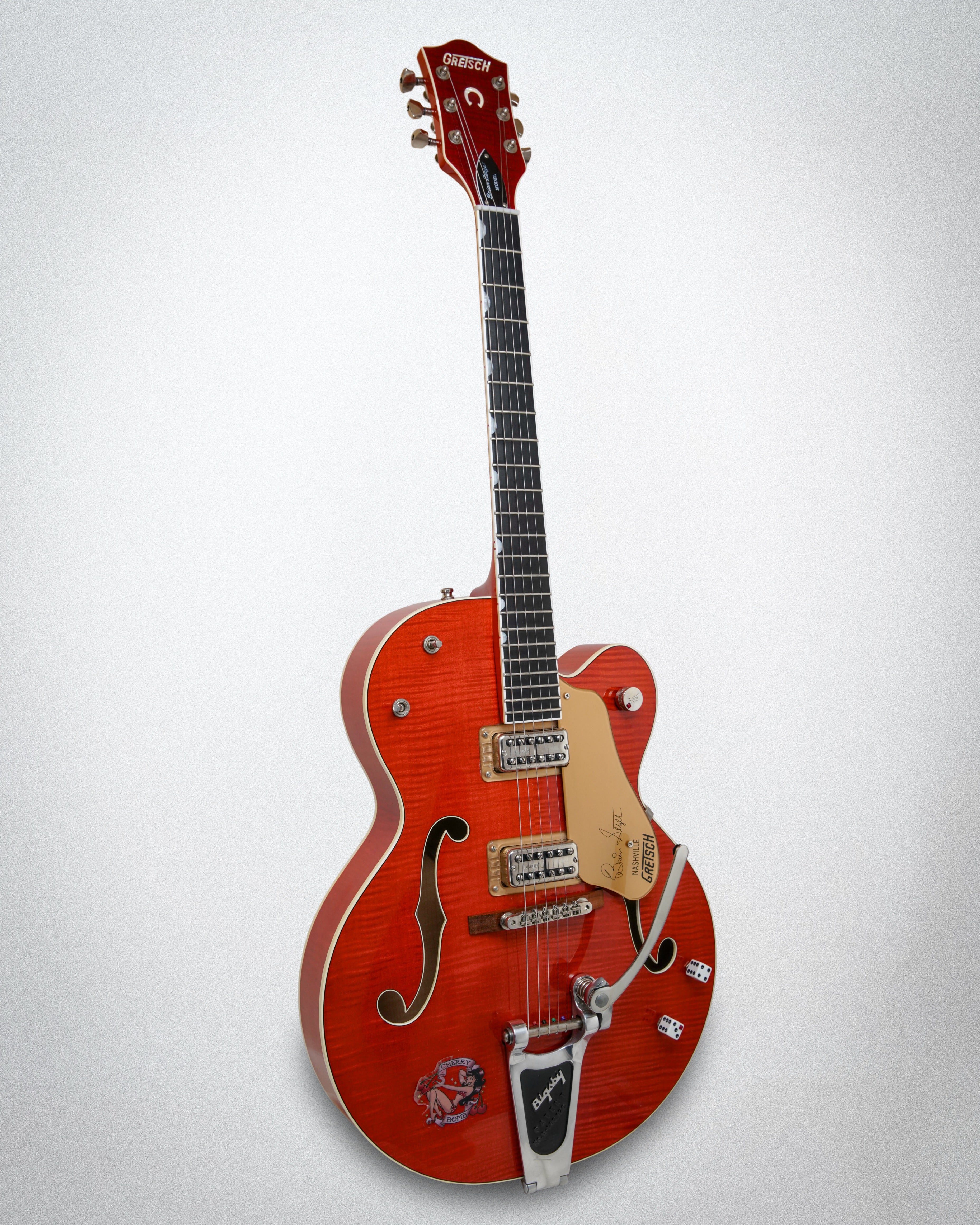 Gretsch Brian Setzer G6120 SSL, Flame Maple top, back, and sides (#81077686)