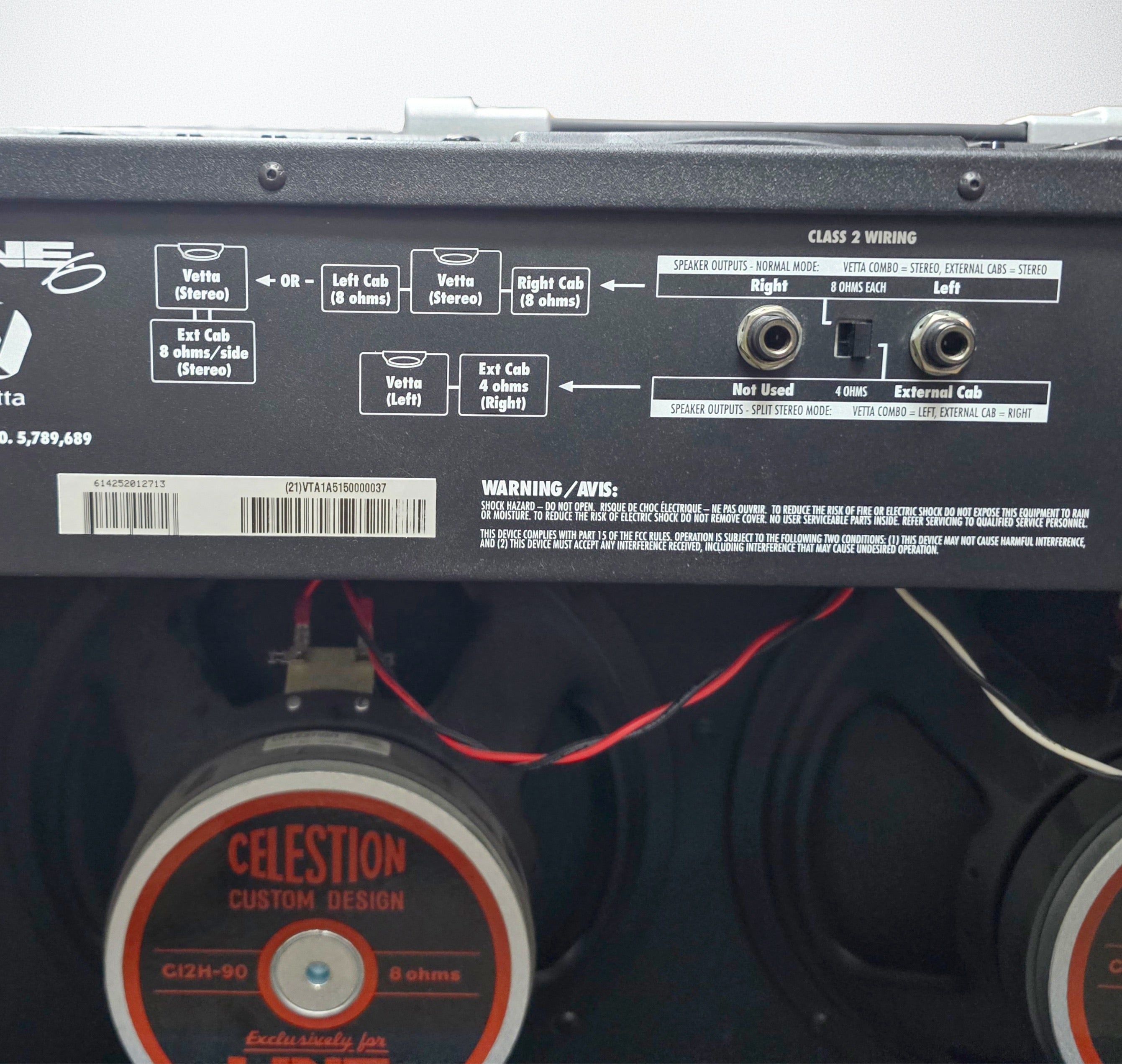 Line 6 Vetta Amp w/ FBX Foot Controller (#VTA1A5150000037)