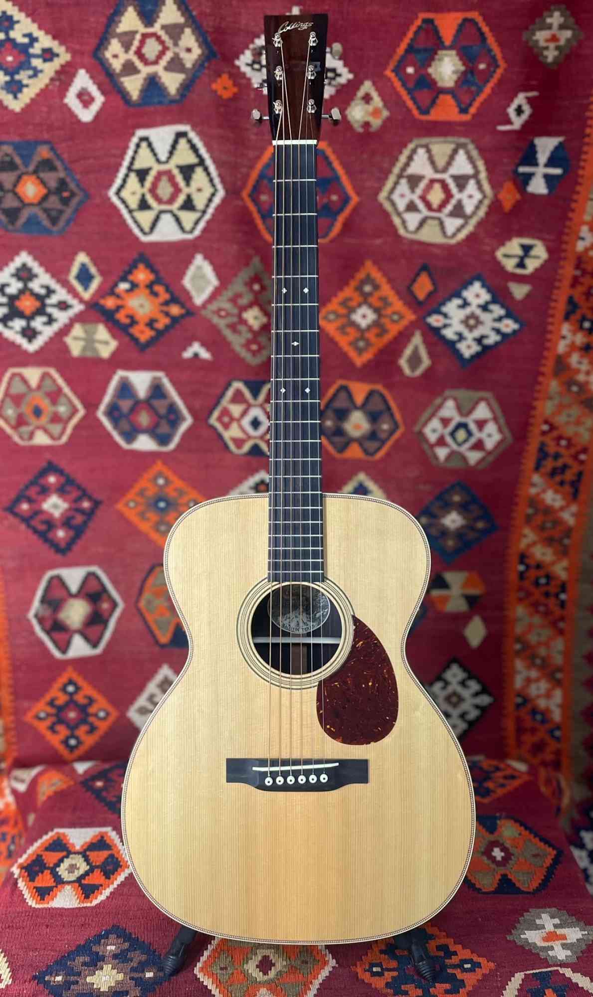 Collings OM2H Old Growth Spruce Top 2024 Natural. Click to enlarge